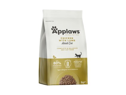Applaws granule Cat Adult Kuře s jehněčím 2kg - poškozené balení
