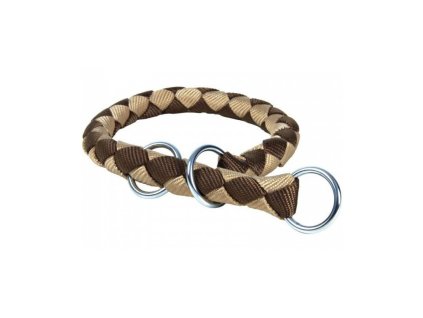 Obojek Cavo Nylon 12 mm35 41 cm hnědá béžová