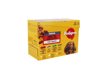 Pedigree kapsa Senior mas.výběr v želé 12x100g