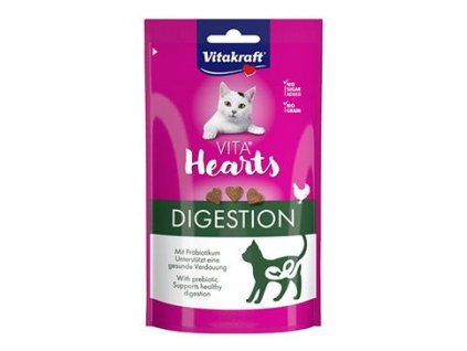 Vitakraft Cat poch. Vita Hearts Digestion kuře 40g