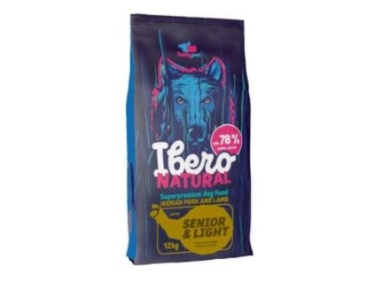 Ibero NATURAL dog SENIOR LIGHT 12kg