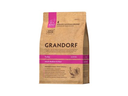 Grandorf granule pro psy Adult Medium & Maxi - Krocan 3kg