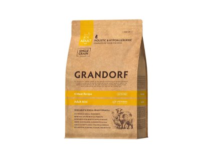 Grandorf granule pro psy Adult Mini - 4 druhy masa 3kg