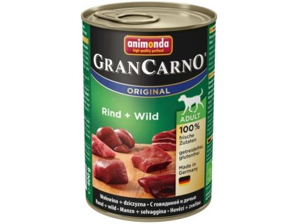 GRANCARNO Adult hovězí + zvěřina 400g