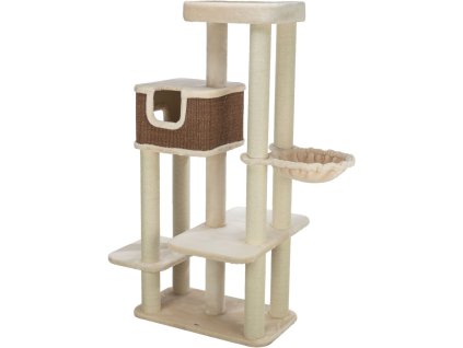 Škrabadlo BERTHOLO, 78 x 45 cm /165 cm, krémová/hnědá