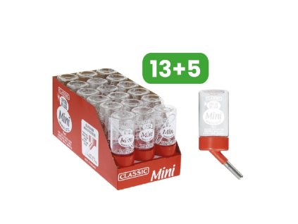SET Napáječka Crystal 75 ml 13+5 ZDARMA