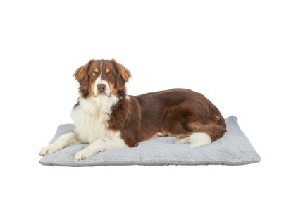 Vánoční podložka k ležení LIVIA Soft, 90 x 60 cm, šedá