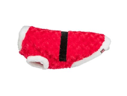Vánoční plyšový obleček Santa, červená (Velikost M: 45cm, hruď: 62cm)