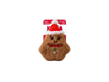 KONG Holiday Snuzzles Vánoční plyšový perníček 14cm