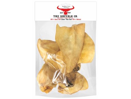 The Buffalo Co. Sušené buvolí uši – 10 kusů