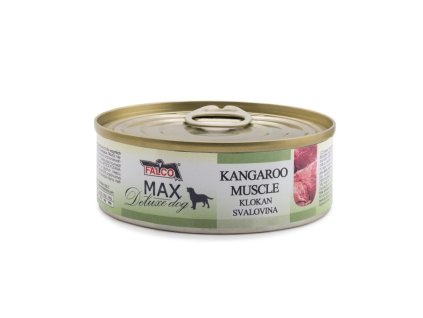 MAX Deluxe Dog klokan svalovina, konzerva 80 g