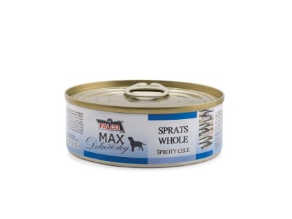 MAX Deluxe Dog šproty celé, konzerva 80 g