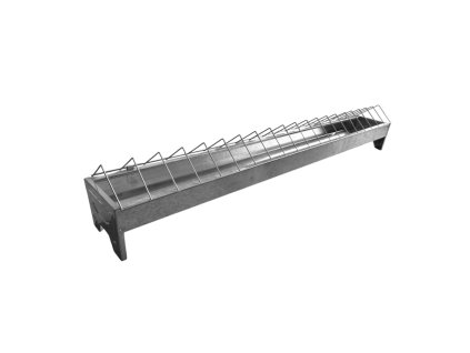 Kovové krmítko pro slepice ECO 100 cm