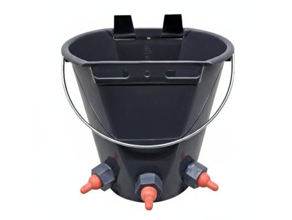 Krmné vědro pro jehňata a kůzlata 3 dudlíky, 8 l