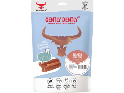 The Buffalo Co. Gently Dently Dentální pamlsky s lososem 175 g