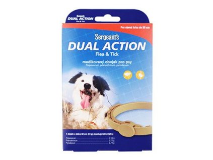 Sergeanťs Dual obojek antipar. střední pes - EXPIRACE 02/2026