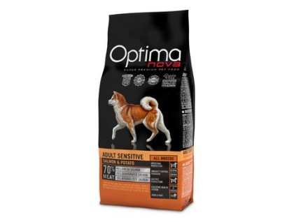 Optima Nova Dog GF Adult Sensitive Salmon&Potato 12kg