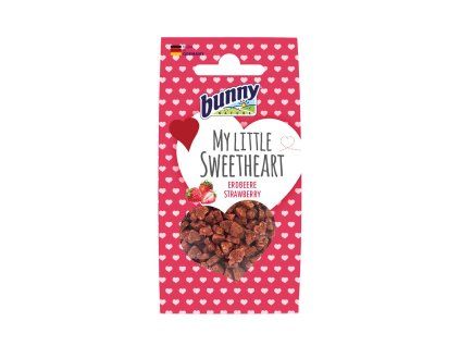 Bunny Nature srdíčka s jahodami 30 g