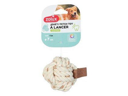 Hračka pro psy Zolux LEATHER TOUCH Míč, 7 cm
