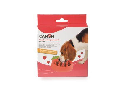 Protihltací miska pro psy Camon DOG Jahoda