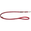 Red Dingo vodítko přepínací – White Spots on Red – 12 mm x 2 m