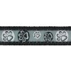 Red Dingo obojek – Paw Impressions Black – 25 mm x 41-63 cm
