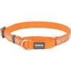 Red Dingo obojek polostahovací reflexní – Ziggy Orange – 15 mm x 26-40 cm