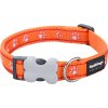 Red Dingo obojek – Desert Paws Orange – 12 mm x 20-32 cm