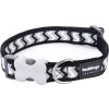 Red Dingo obojek reflexní – Ziggy Black – 15 mm x 24-36 cm