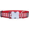 Red Dingo obojek – Bones Red – 40 mm x 37-55 cm