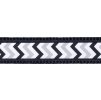 Red Dingo postroj reflexní – Ziggy Black – 12 mm x 30-44 cm