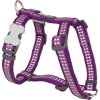 Red Dingo postroj reflexní – Bones Purple – 15 mm x 36-54 cm