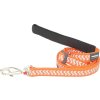 Red Dingo vodítko reflexní – Ziggy Orange – 12 mm x 1,8 m