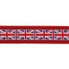 Red Dingo vodítko – Union Jack Flag – 15 mm x 1,8 m