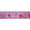 Red Dingo vodítko – Breezy Love Pink – 25 mm x 1,8 m