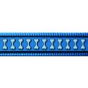 Red Dingo vodítko přepínací reflexní – Bones Turquoise – 15 mm x 2 m