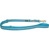 Red Dingo vodítko přepínací reflexní – Bones Turquoise – 15 mm x 2 m