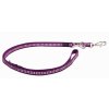 Red Dingo vodítko přepínací reflexní – Bones Purple – 20 mm x 2 m