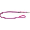 Red Dingo vodítko přepínací reflexní – Bones Hot Pink – 20 mm x 2 m