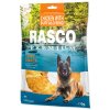 Pochoutka Rasco Premium buvolí kůže obalená kuřecím, kruh 110g