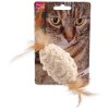 Hračka Magic Cat míček žinylkový s pírky a catnip mix 20cm