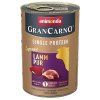 GRANCARNO Single Protein 400 g čisté jehněčí, konzerva pro psy