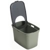 03246 2 olive green open lid