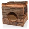 Dřevěný domeček s kůrou VELKÝ pro křečky, osmáky a další hlodavce