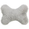 Xmas Bone - kost, hračka pro psy, 20 cm, samet/plyš, berry/petrolejová