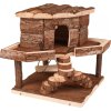 Flamingo Domecek pro hlodavce HANSY dreveny 20x20x20cm 0303202108484830498