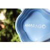 Amarago silikonová skládací miska 1000ml modrá