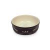 Nobby Cat keramická miska 13,5 cm černá 250ml