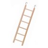 Nobby dřevěný závěsný žebřík pro papoušky 6 příček 26cm