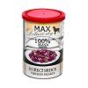 MAX Deluxe Dog kuřecí srdce, konzerva 400 g